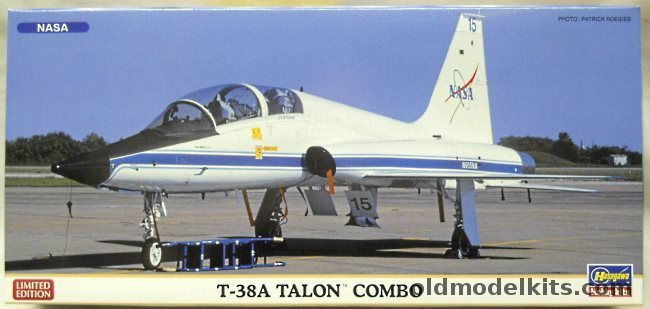 Hasegawa 1/72 TWO Northrop T-38A Talon (F-5B)  NASA USAF 9RW, 02059 plastic model kit